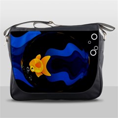 Digital Illusion Messenger Bag by Sparkle