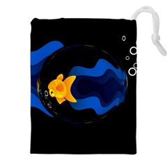 Digital Illusion Drawstring Pouch (4xl) by Sparkle