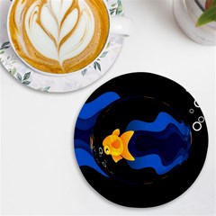 Digital Illusion Uv Print Round Tile Coaster by Sparkle