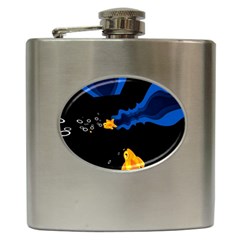 Digital Illusion Hip Flask (6 Oz) by Sparkle