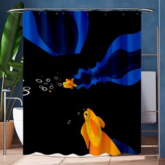 Digital Illusion Shower Curtain 60  X 72  (medium)  by Sparkle