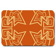 Abstract Pattern Geometric Backgrounds   Large Doormat  by Eskimos