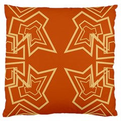 Abstract Pattern Geometric Backgrounds   Large Cushion Case (one Side) by Eskimos