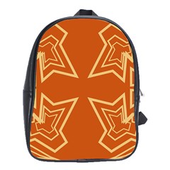 Abstract Pattern Geometric Backgrounds   School Bag (xl) by Eskimos