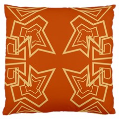 Abstract Pattern Geometric Backgrounds   Large Flano Cushion Case (two Sides) by Eskimos