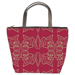 Abstract Pattern Geometric Backgrounds   Bucket Bag by Eskimos