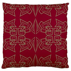 Abstract Pattern Geometric Backgrounds   Large Cushion Case (one Side) by Eskimos