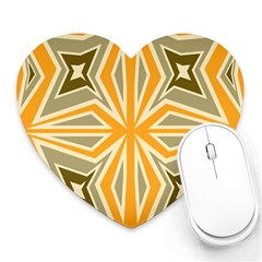 Abstract Pattern Geometric Backgrounds   Heart Mousepads