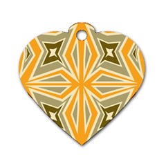 Abstract Pattern Geometric Backgrounds   Dog Tag Heart (one Side) by Eskimos