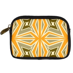 Abstract Pattern Geometric Backgrounds   Digital Camera Leather Case by Eskimos