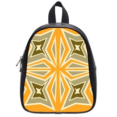 Abstract Pattern Geometric Backgrounds   School Bag (small) by Eskimos