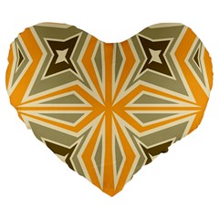 Abstract Pattern Geometric Backgrounds   Large 19  Premium Heart Shape Cushions by Eskimos