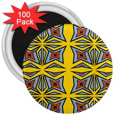 Abstract Pattern Geometric Backgrounds   3  Magnets (100 Pack) by Eskimos