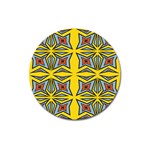 Abstract pattern geometric backgrounds   Magnet 3  (Round) Front