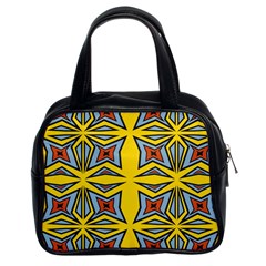 Abstract Pattern Geometric Backgrounds   Classic Handbag (two Sides) by Eskimos