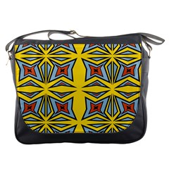 Abstract Pattern Geometric Backgrounds   Messenger Bag by Eskimos