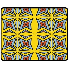 Abstract Pattern Geometric Backgrounds   Double Sided Fleece Blanket (medium)  by Eskimos