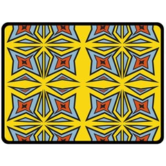 Abstract Pattern Geometric Backgrounds   Double Sided Fleece Blanket (large)  by Eskimos