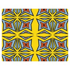 Abstract Pattern Geometric Backgrounds   Double Sided Flano Blanket (medium)  by Eskimos