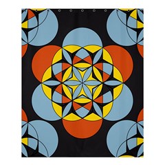 Abstract Pattern Geometric Backgrounds   Shower Curtain 60  X 72  (medium)  by Eskimos