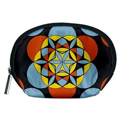 Abstract Pattern Geometric Backgrounds   Accessory Pouch (medium) by Eskimos