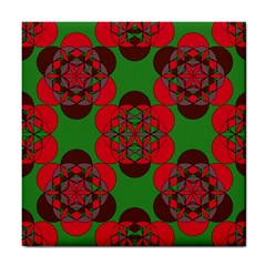 Abstract Pattern Geometric Backgrounds   Tile Coaster by Eskimos