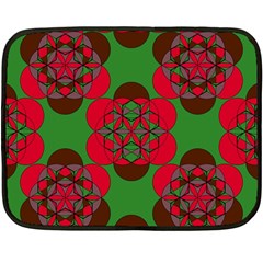 Abstract Pattern Geometric Backgrounds   Fleece Blanket (mini) by Eskimos