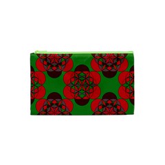 Abstract Pattern Geometric Backgrounds   Cosmetic Bag (xs) by Eskimos