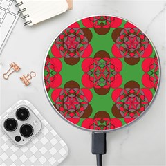 Abstract Pattern Geometric Backgrounds   Wireless Charger by Eskimos