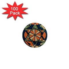 Abstract Pattern Geometric Backgrounds   1  Mini Magnets (100 Pack)  by Eskimos