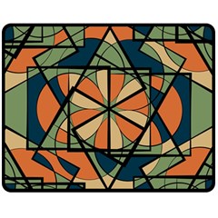 Abstract Pattern Geometric Backgrounds   Fleece Blanket (medium)  by Eskimos