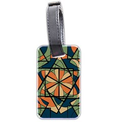 Abstract Pattern Geometric Backgrounds   Luggage Tag (two Sides) by Eskimos