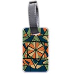 Abstract pattern geometric backgrounds   Luggage Tag (two sides) Front