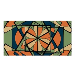 Abstract Pattern Geometric Backgrounds   Satin Shawl by Eskimos