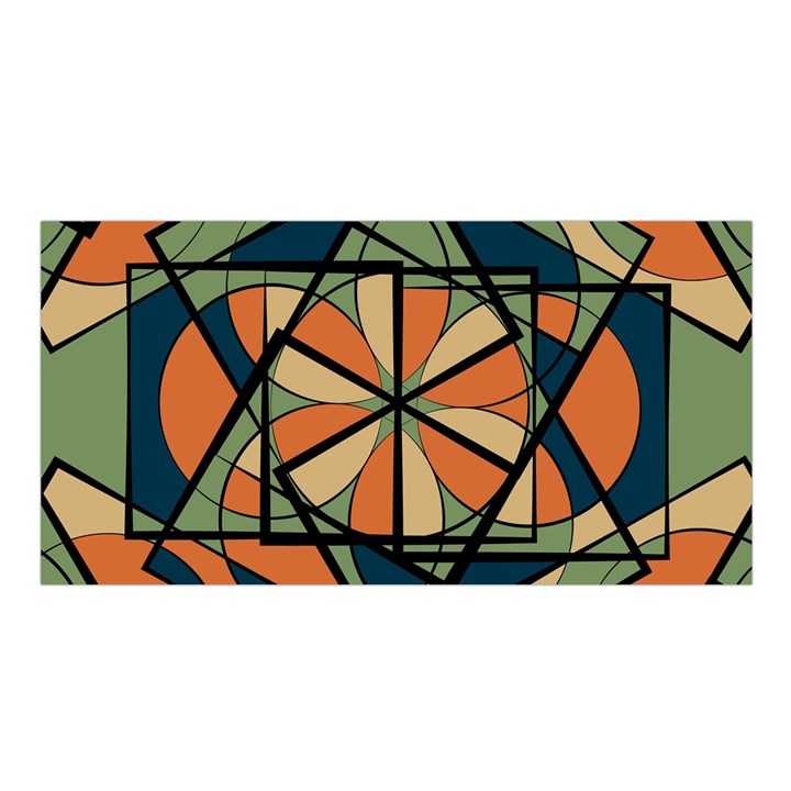 Abstract pattern geometric backgrounds   Satin Shawl