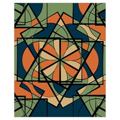 Abstract Pattern Geometric Backgrounds   Drawstring Bag (small) by Eskimos