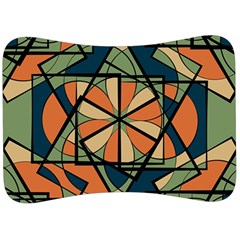 Abstract Pattern Geometric Backgrounds   Velour Seat Head Rest Cushion by Eskimos