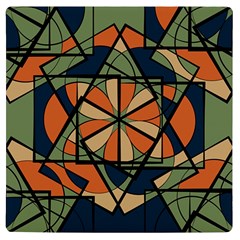 Abstract Pattern Geometric Backgrounds   Uv Print Square Tile Coaster  by Eskimos