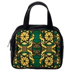 Abstract pattern geometric backgrounds   Classic Handbag (Two Sides) Back