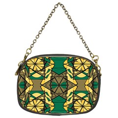 Abstract Pattern Geometric Backgrounds   Chain Purse (two Sides) by Eskimos