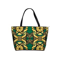 Abstract Pattern Geometric Backgrounds   Classic Shoulder Handbag by Eskimos