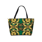 Abstract pattern geometric backgrounds   Classic Shoulder Handbag Back