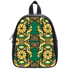 Abstract Pattern Geometric Backgrounds   School Bag (small) by Eskimos