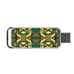 Abstract pattern geometric backgrounds   Portable USB Flash (One Side) Front