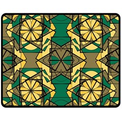 Abstract Pattern Geometric Backgrounds   Double Sided Fleece Blanket (medium)  by Eskimos