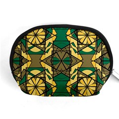 Abstract Pattern Geometric Backgrounds   Accessory Pouch (medium) by Eskimos