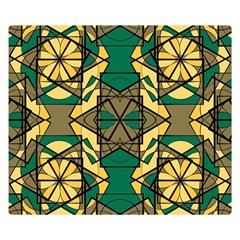 Abstract Pattern Geometric Backgrounds   Double Sided Flano Blanket (small)  by Eskimos