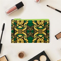 Abstract Pattern Geometric Backgrounds   Cosmetic Bag (xs) by Eskimos