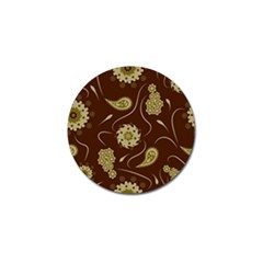 Floral Pattern Paisley Style  Golf Ball Marker (4 Pack) by Eskimos