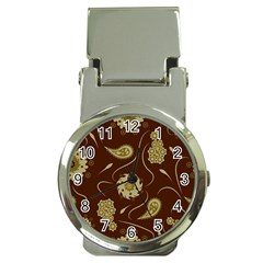 Floral Pattern Paisley Style  Money Clip Watches by Eskimos